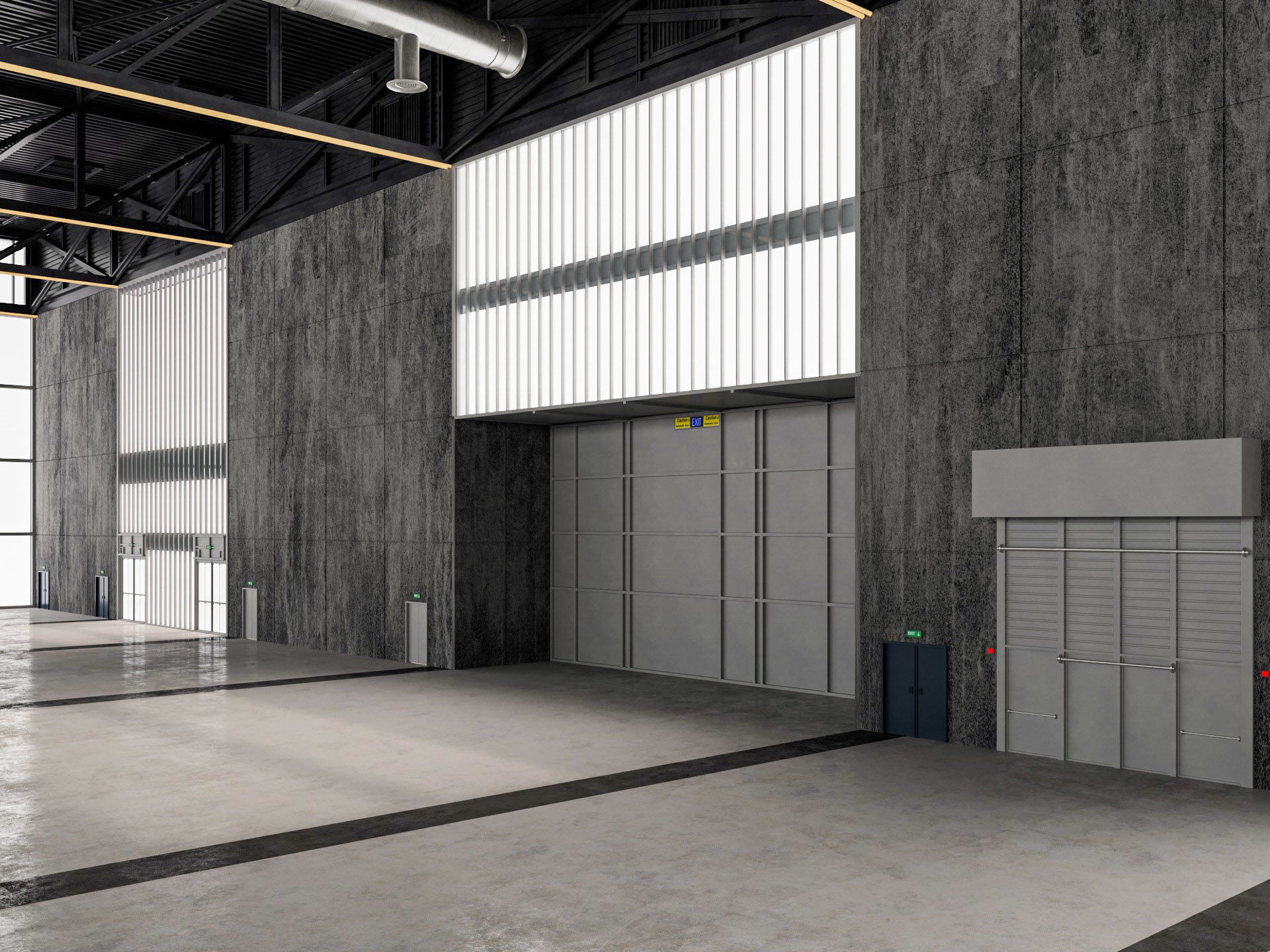 Convention and Exhibition Center 2 3D model_7