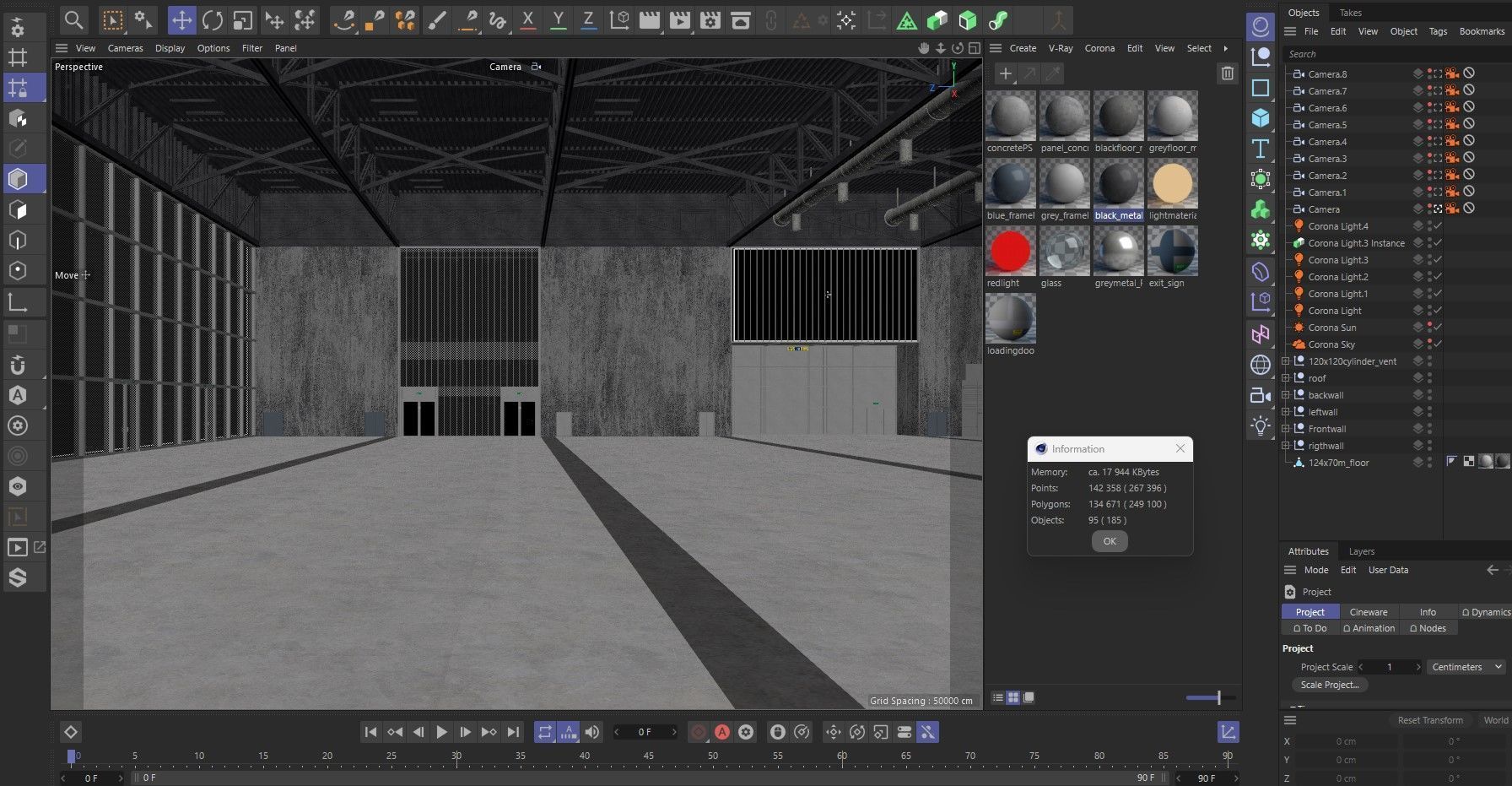 Convention and Exhibition Center 2 3D model_22