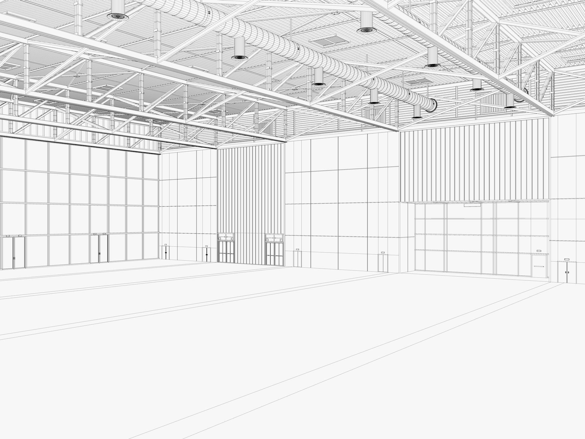 Convention and Exhibition Center 2 3D model_21