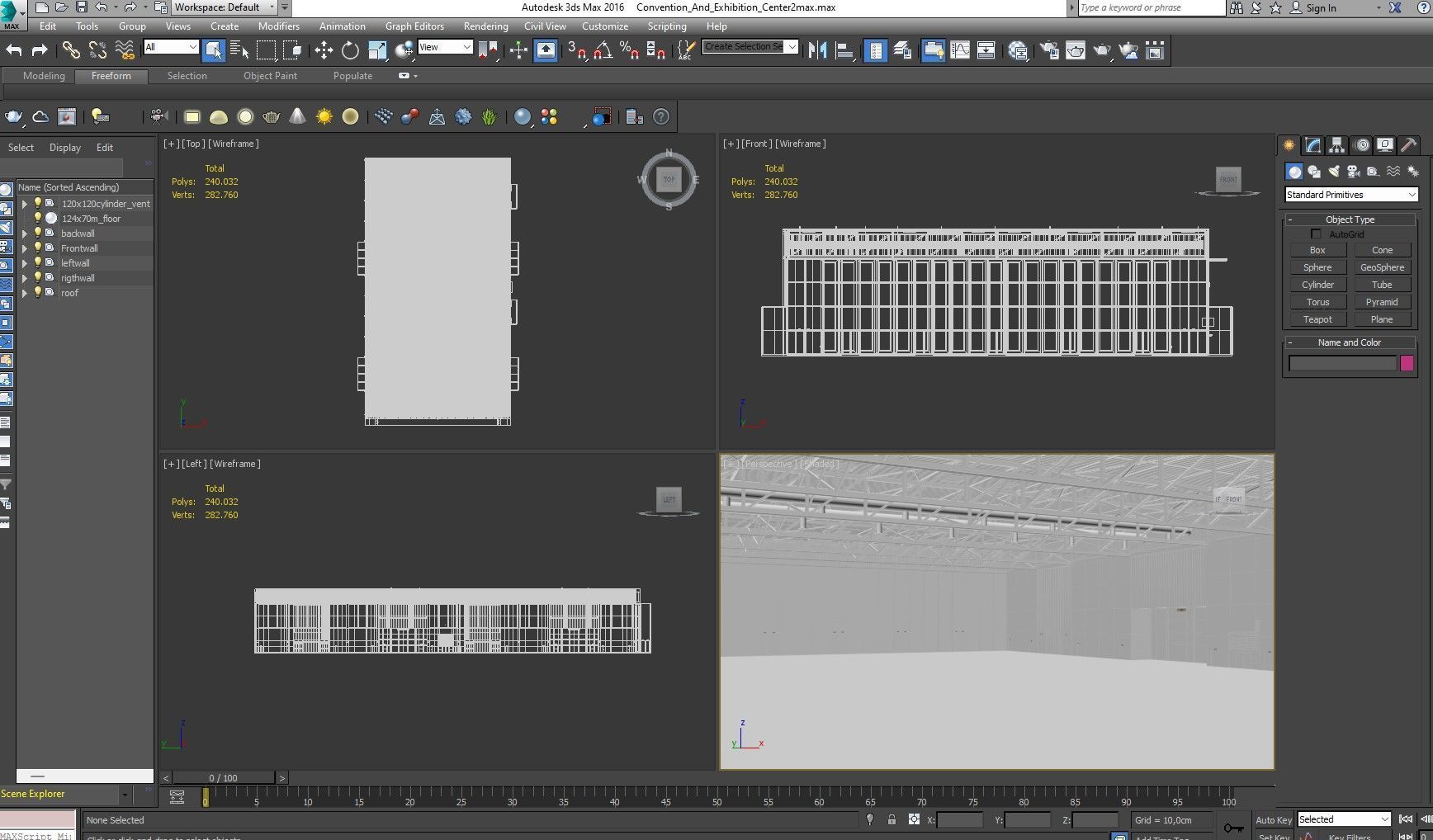 Convention and Exhibition Center 2 3D model_25