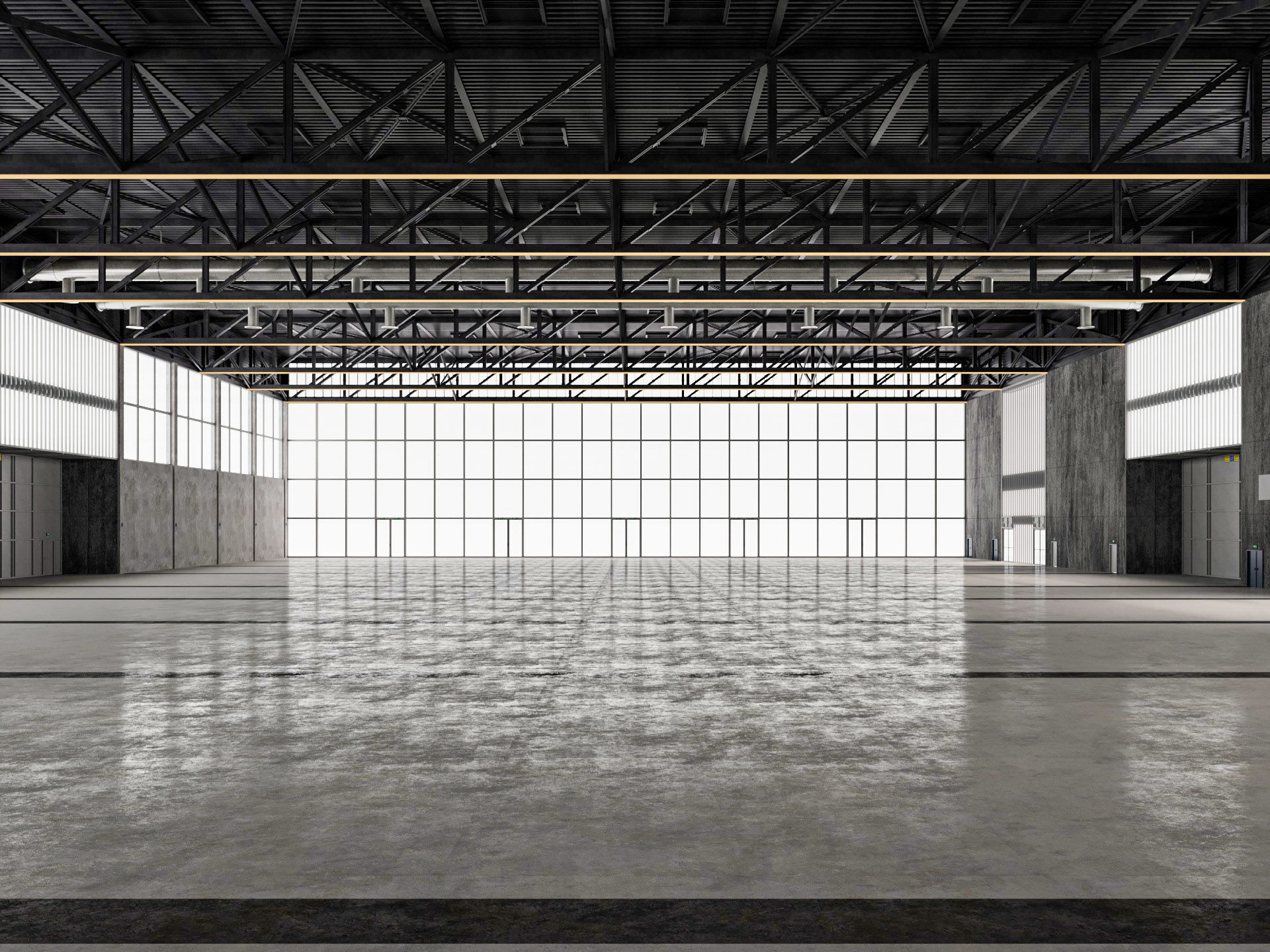 Convention and Exhibition Center 2 3D model_6