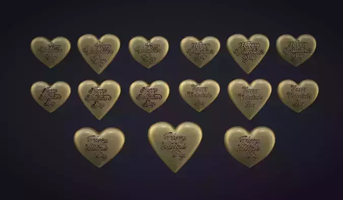 Happy Valentines Day with heart