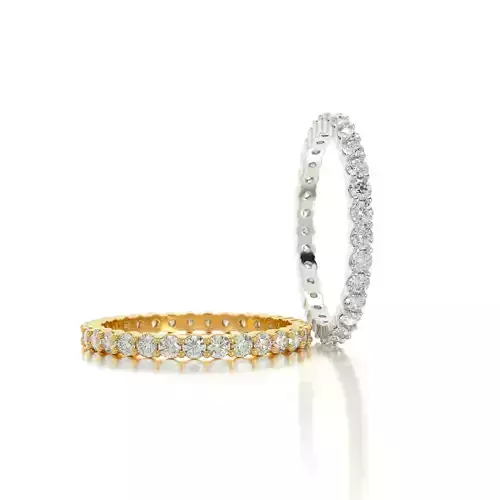 eternity wedding ring with 2mm diamonds