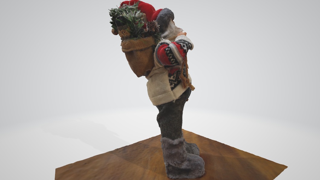 Realistic Santa Claus Decoration 3D Scanned Model 3D model_8