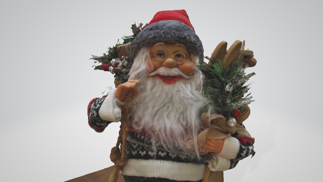 Realistic Santa Claus Decoration 3D Scanned Model 3D model_1