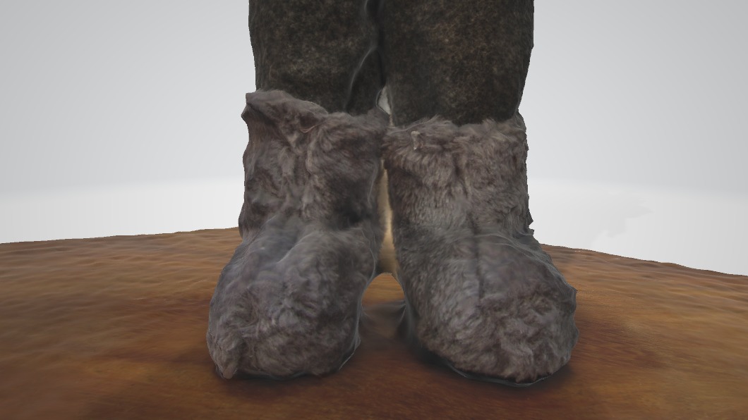 Realistic Santa Claus Decoration 3D Scanned Model 3D model_9