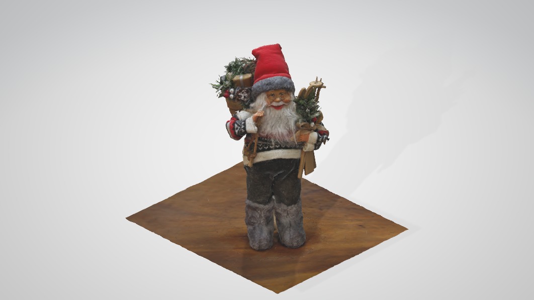 Realistic Santa Claus Decoration 3D Scanned Model 3D model_4