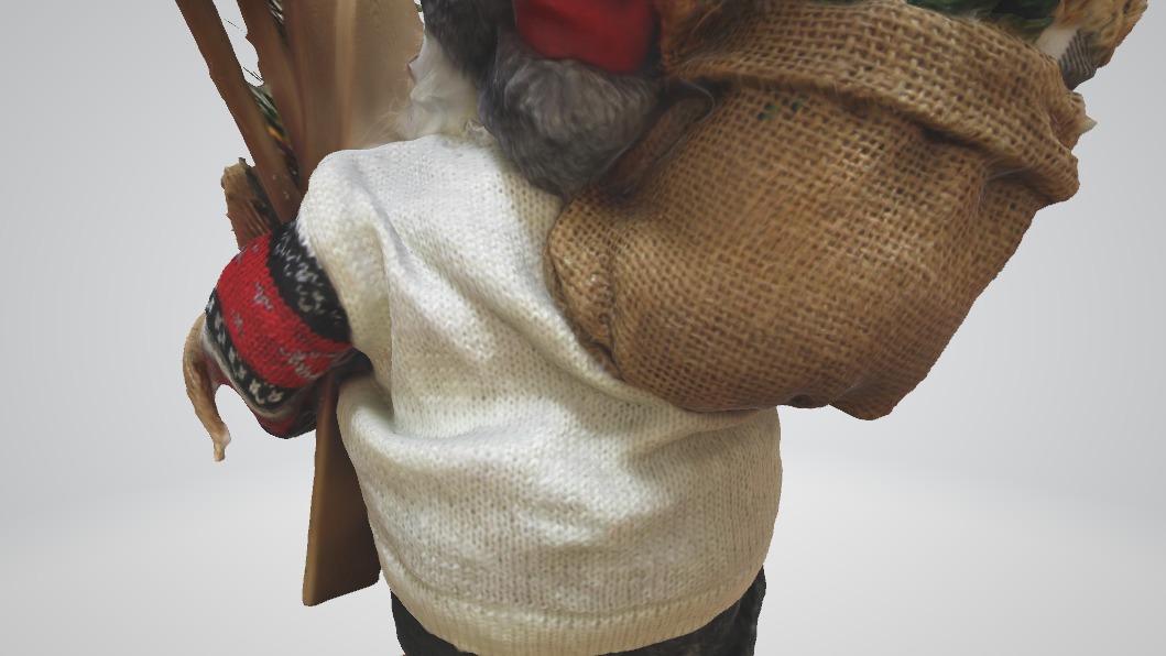 Realistic Santa Claus Decoration 3D Scanned Model 3D model_6