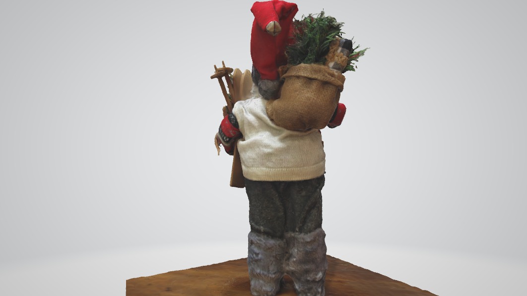 Realistic Santa Claus Decoration 3D Scanned Model 3D model_7