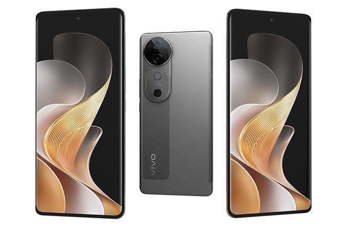 Vivo V40 Gray 3D model