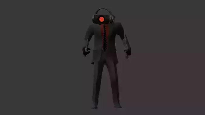 dark speakerman 3D model
