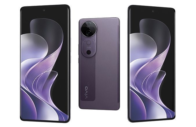 Vivo V40 Purple 3D model