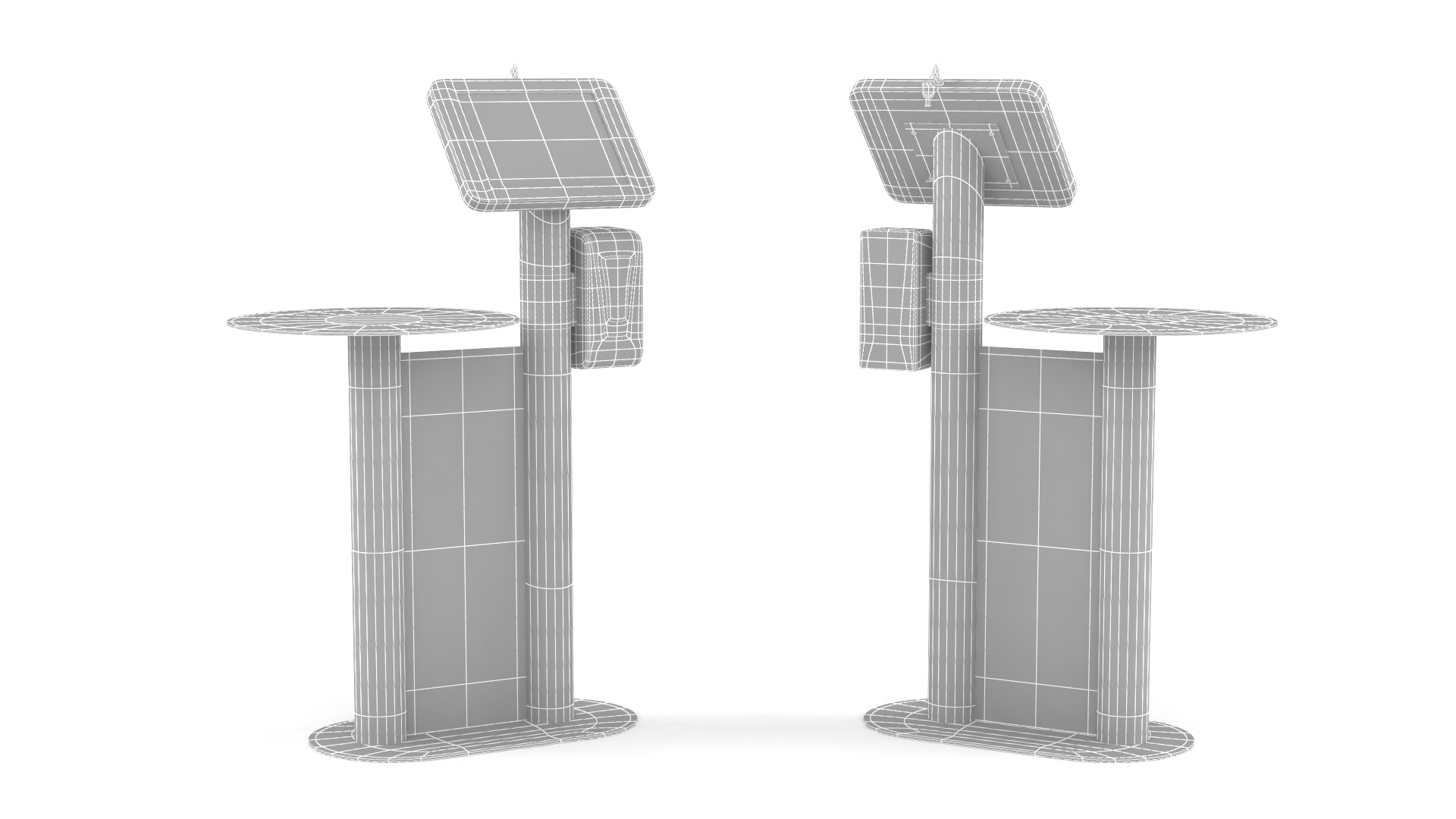 Digital Kiosk 3D model_5