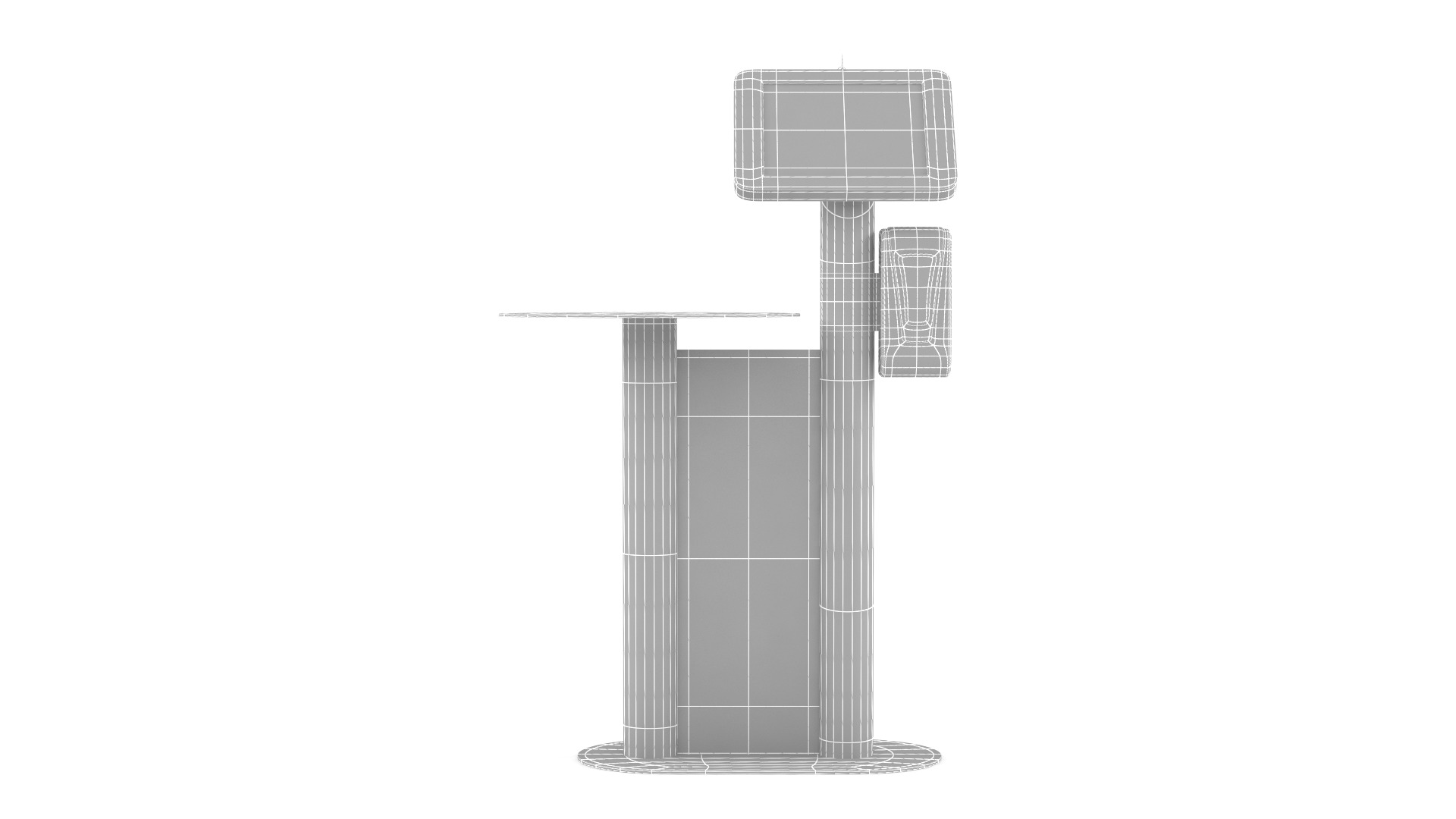 Digital Kiosk 3D model_6
