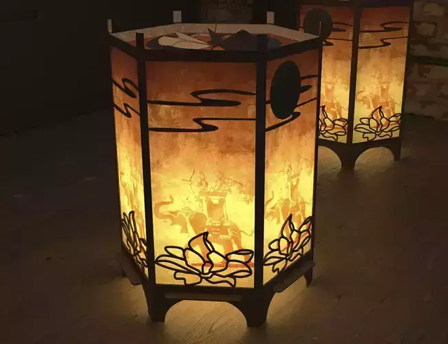 Military Pull Lantern - Mid-Autumn Lantern