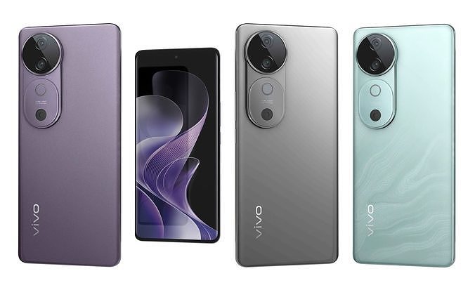 Vivo V40 All Colors 3D model