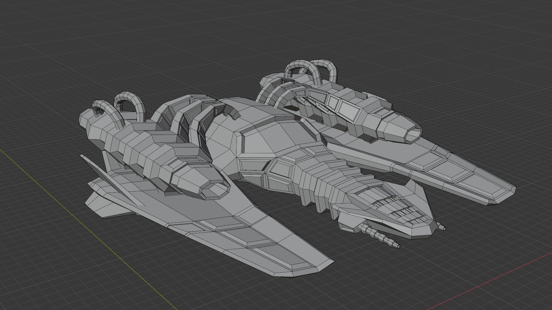 Scifi Spaceship- aka Nova-X 3D print model_13
