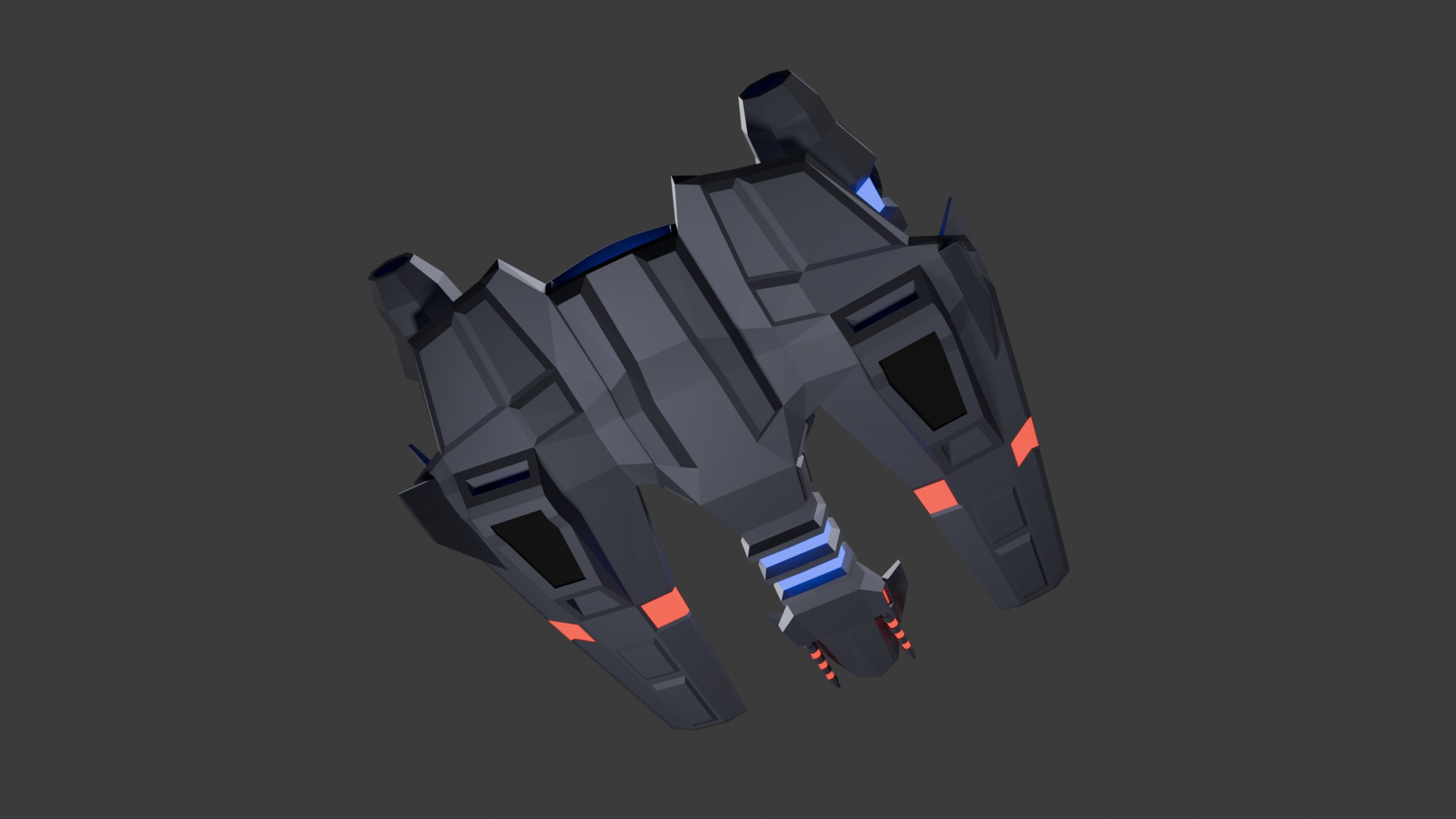 Scifi Spaceship- aka Nova-X 3D print model_4
