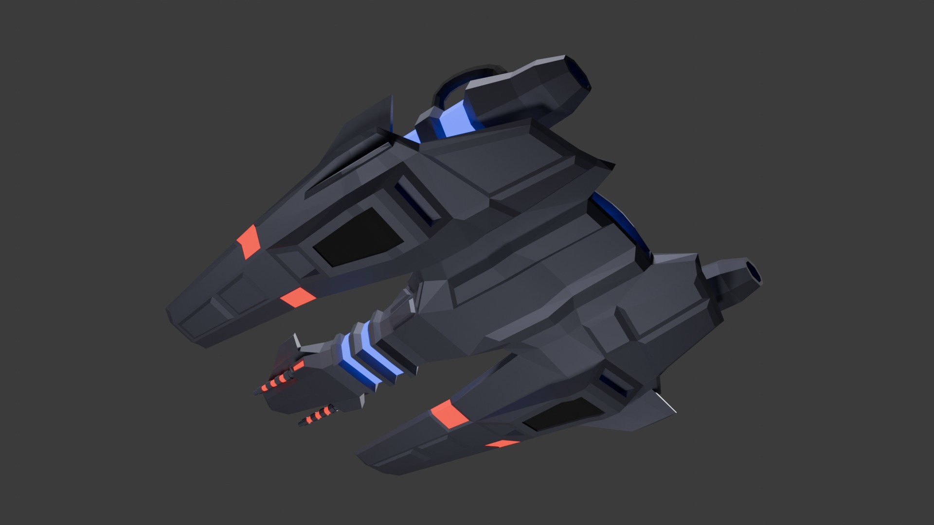 Scifi Spaceship- aka Nova-X 3D print model_5