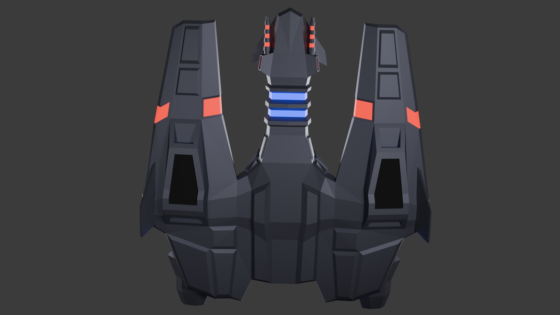 Scifi Spaceship- aka Nova-X 3D print model_6