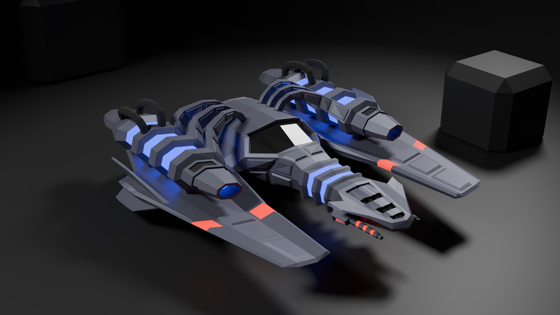 Scifi Spaceship- aka Nova-X 3D print model_7
