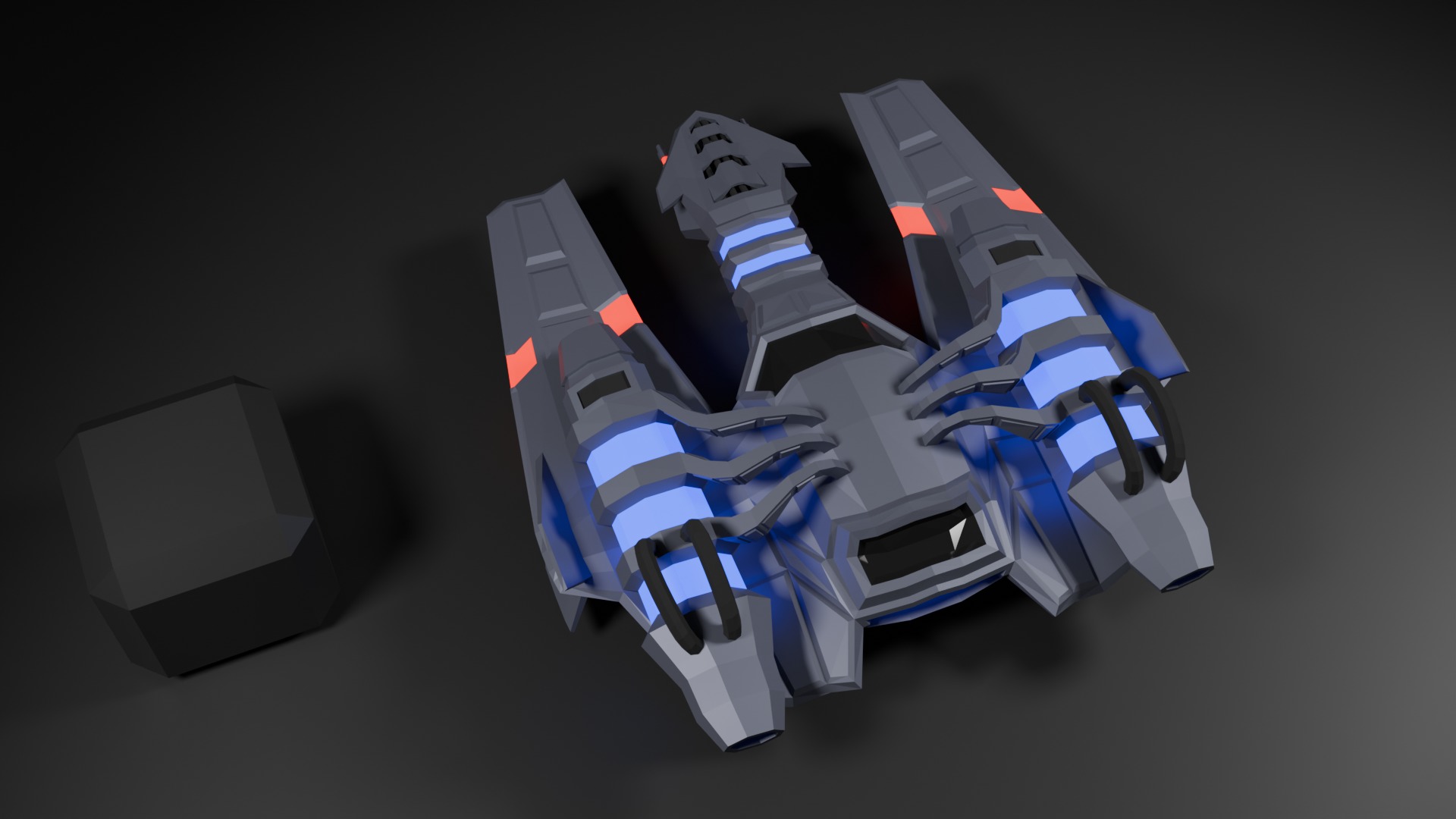 Scifi Spaceship- aka Nova-X 3D print model_12