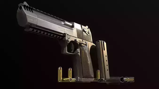 Desert Eagle  44 Magnum 3D Low Polly Model