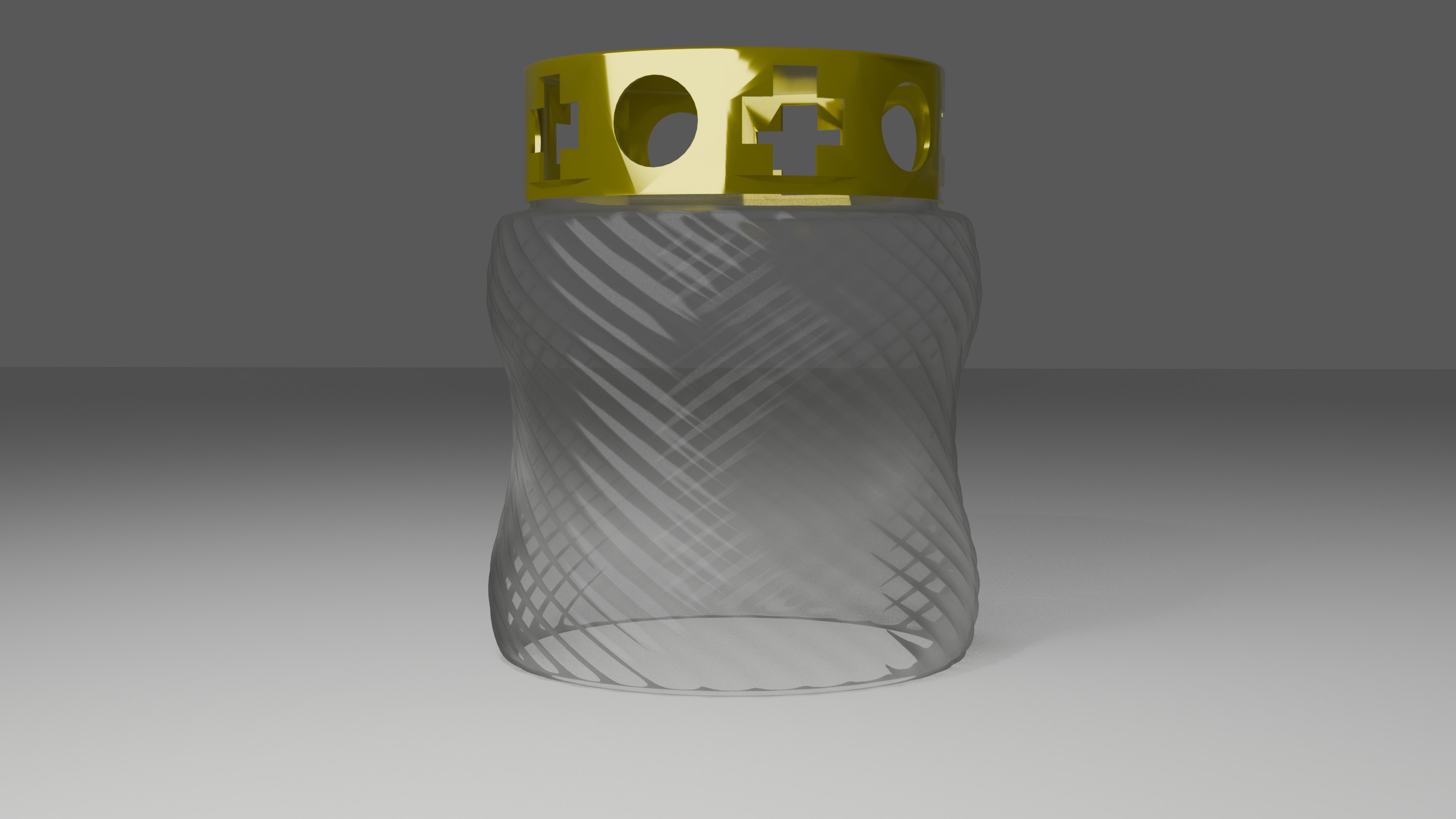 A candle  3D model_2