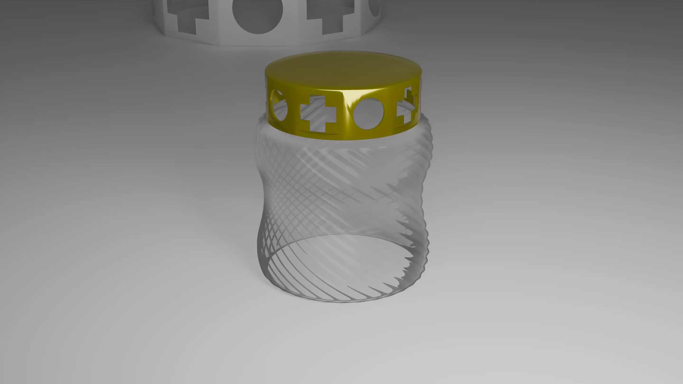 A candle  3D model_0