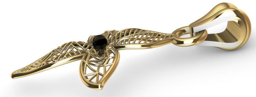 Direct Casting Flower Pendant Texture 3D print model  3D print model_5