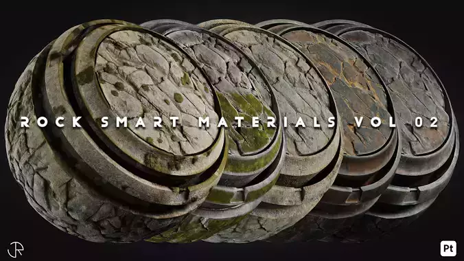 Rock Smart Materials Vol 02 and Smart Masks Texture