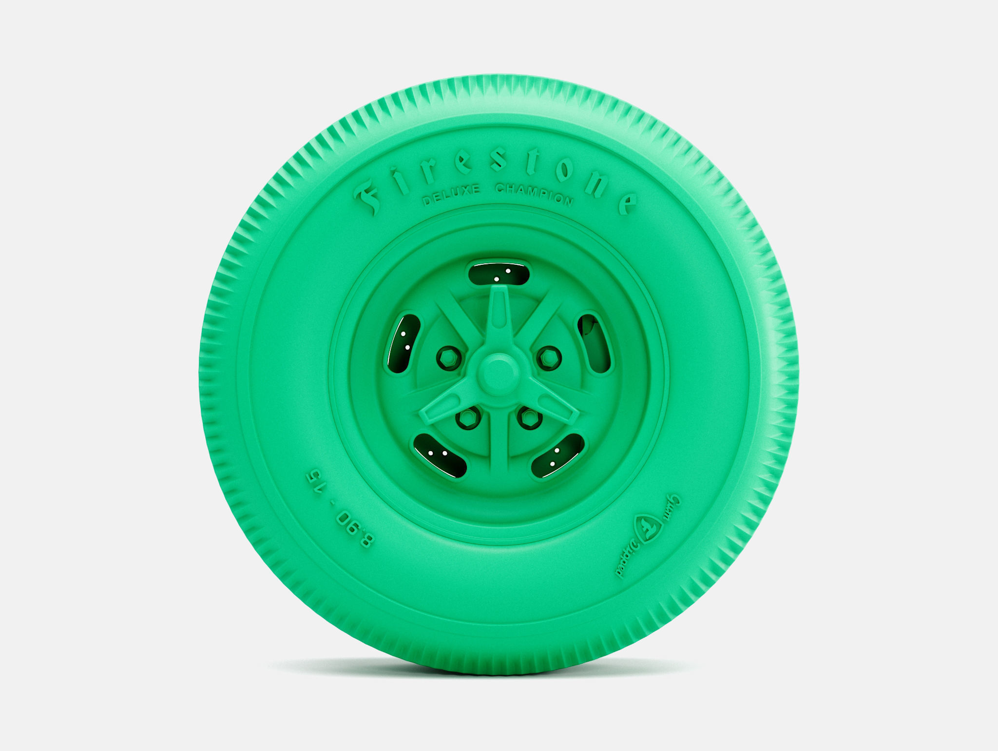 15x7 and 15x10 Kidney Bean Wheels Firestone Tires 3D print model_3