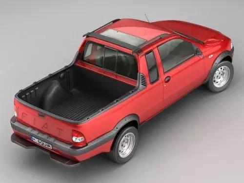 Fiat Strada Adventure Pickup Truck 3D Model 3D model