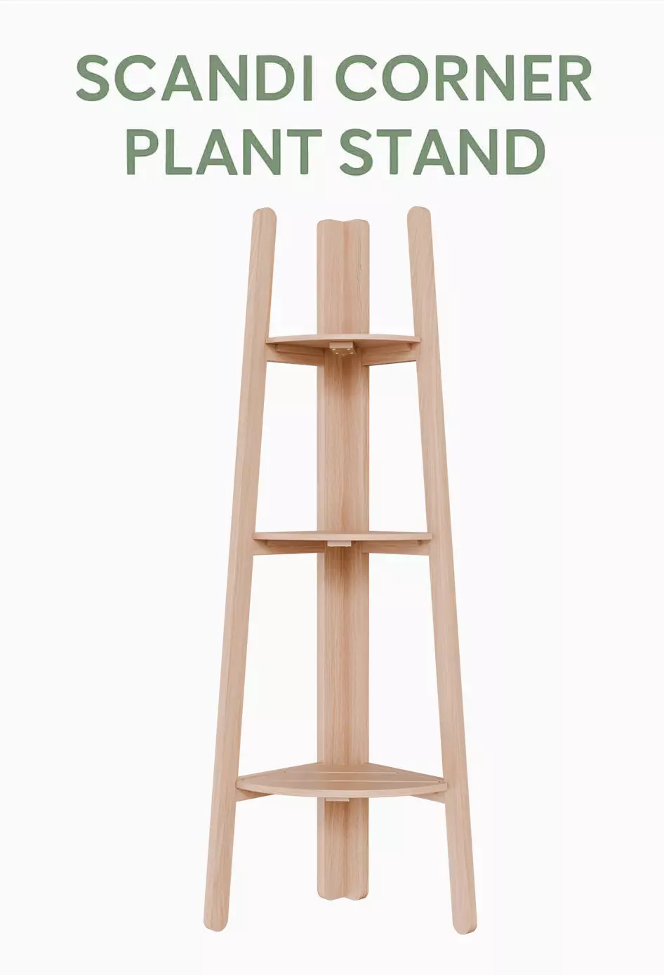 Corner plant stand Free 3D model_0