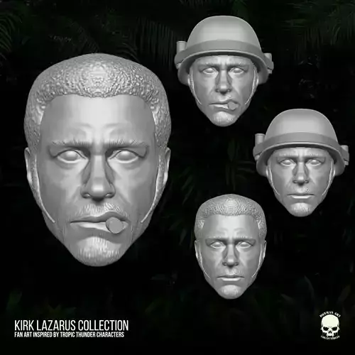 Kirk Lazarus 3D printable Files For Action Figures