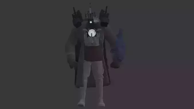 upgraded titan cameraman 3D model