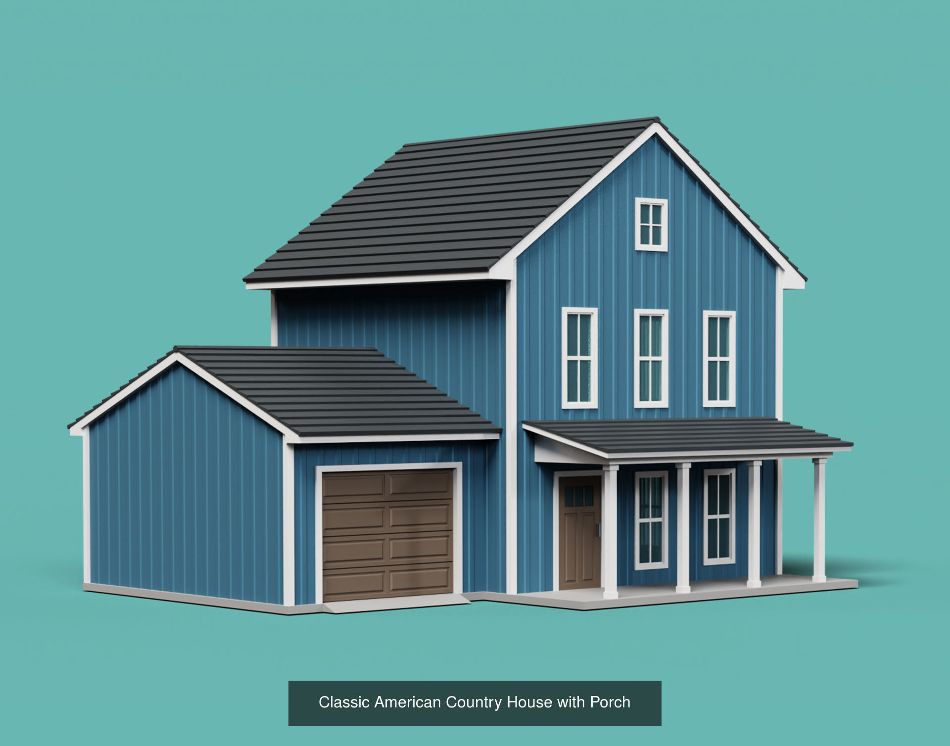 Low Poly City Pack 3D Model Collection_11