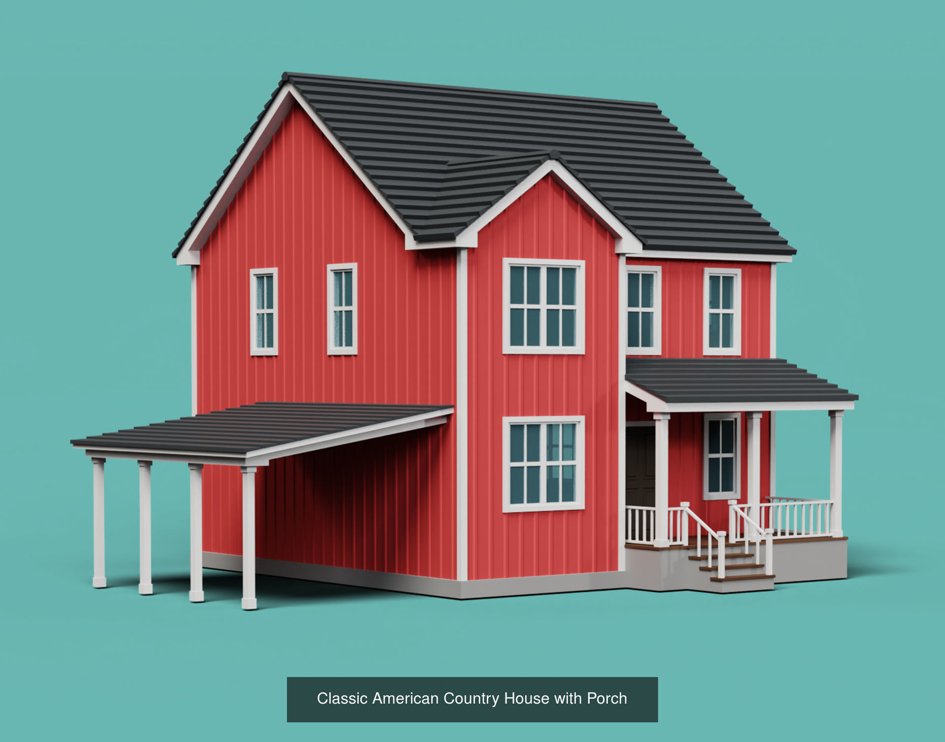 Low Poly City Pack 3D Model Collection_12