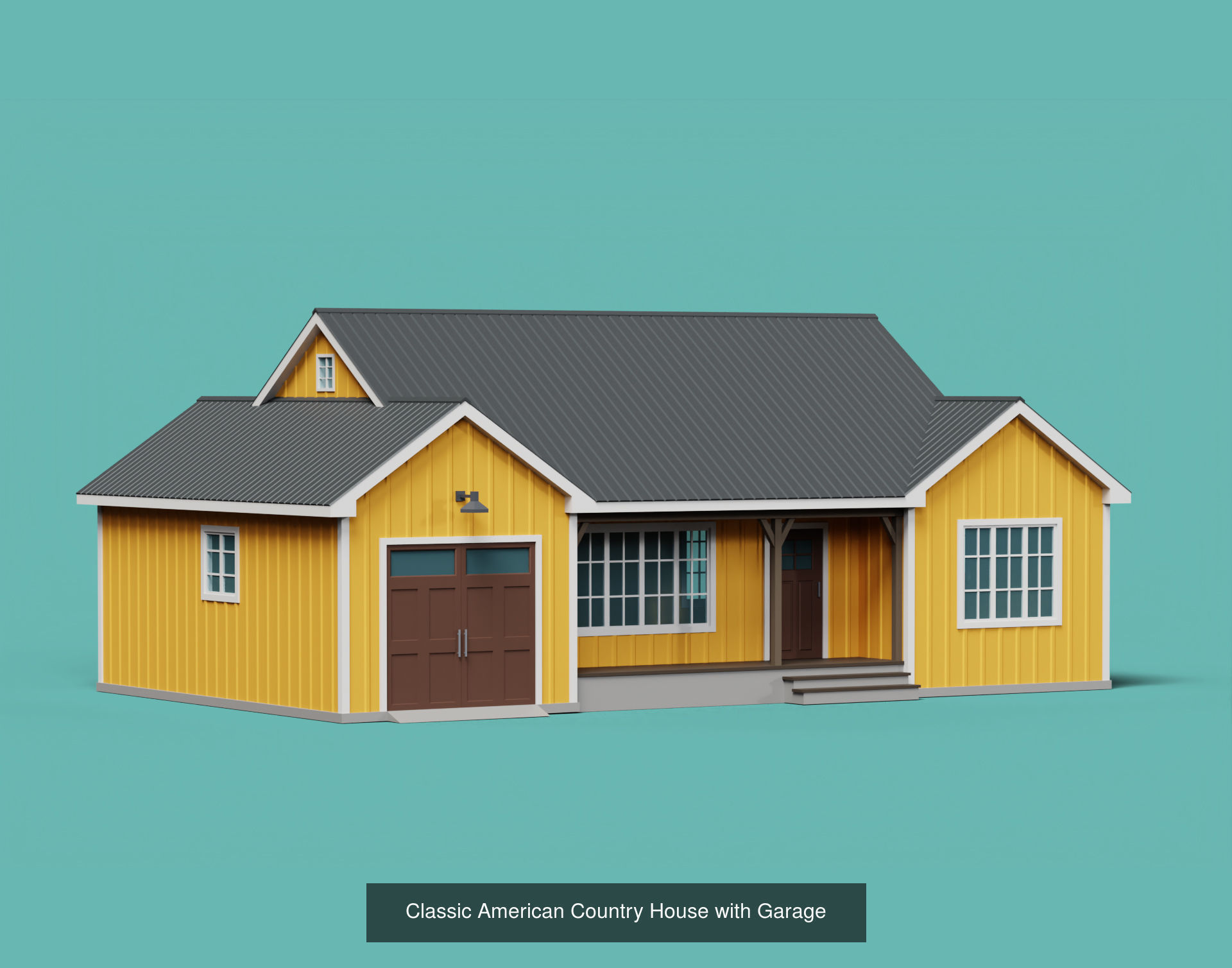 Low Poly City Pack 3D Model Collection_9