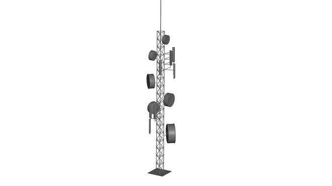 telecom tower 3D model