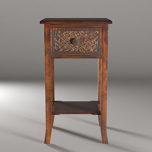 Ernest End Table with Storage 3D model