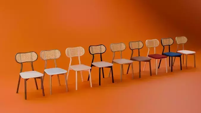 Alice wooden  Hazeran chair