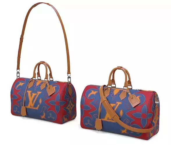 Louis Vuitton Keepall Bandouliere 40 Blue