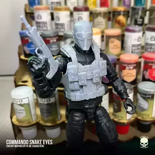 Commando SE GI Joe Fan Art 3D printable File For Action Figures 3D print model