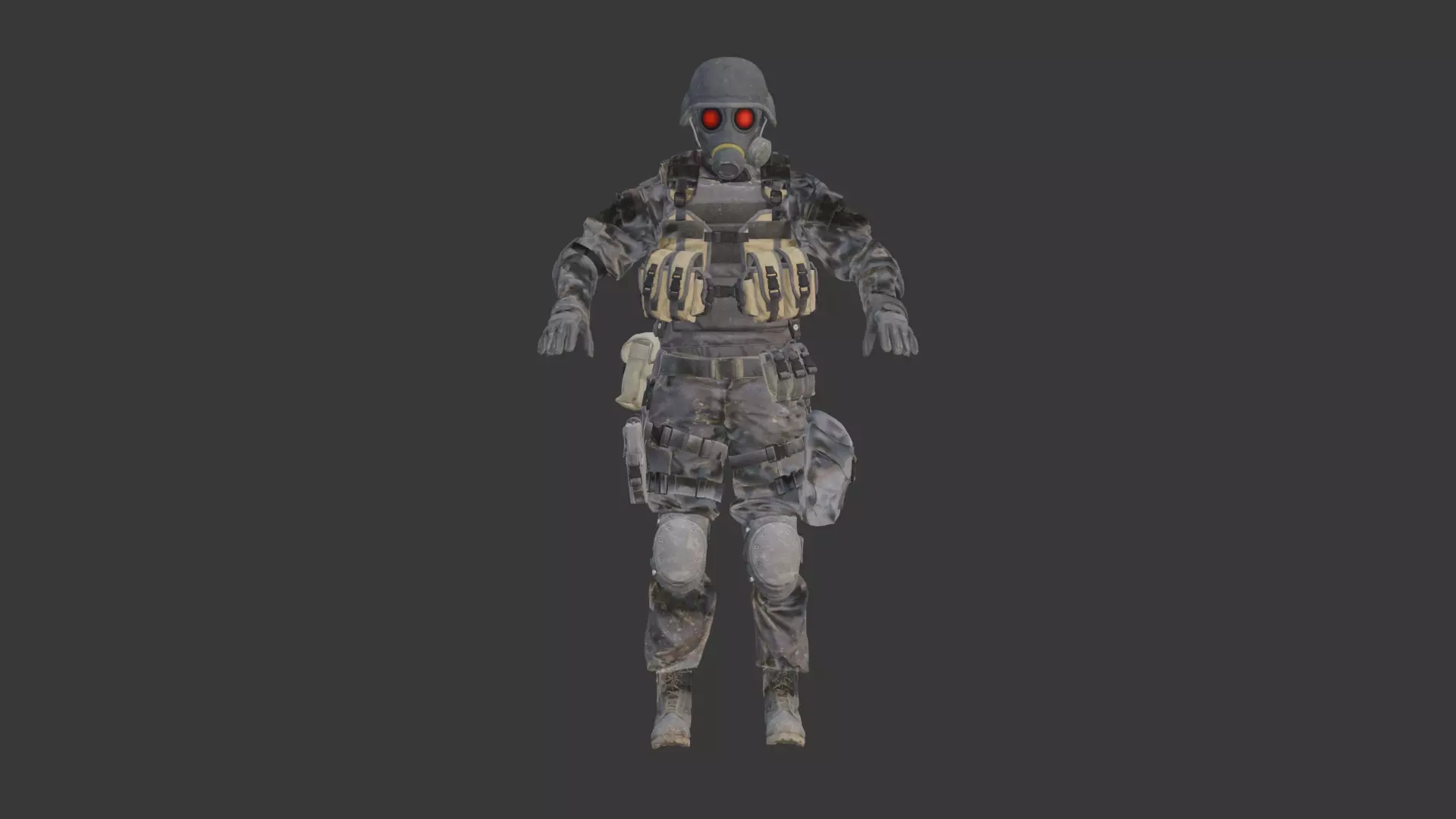 juggernaut astro toilet head 3D model_0