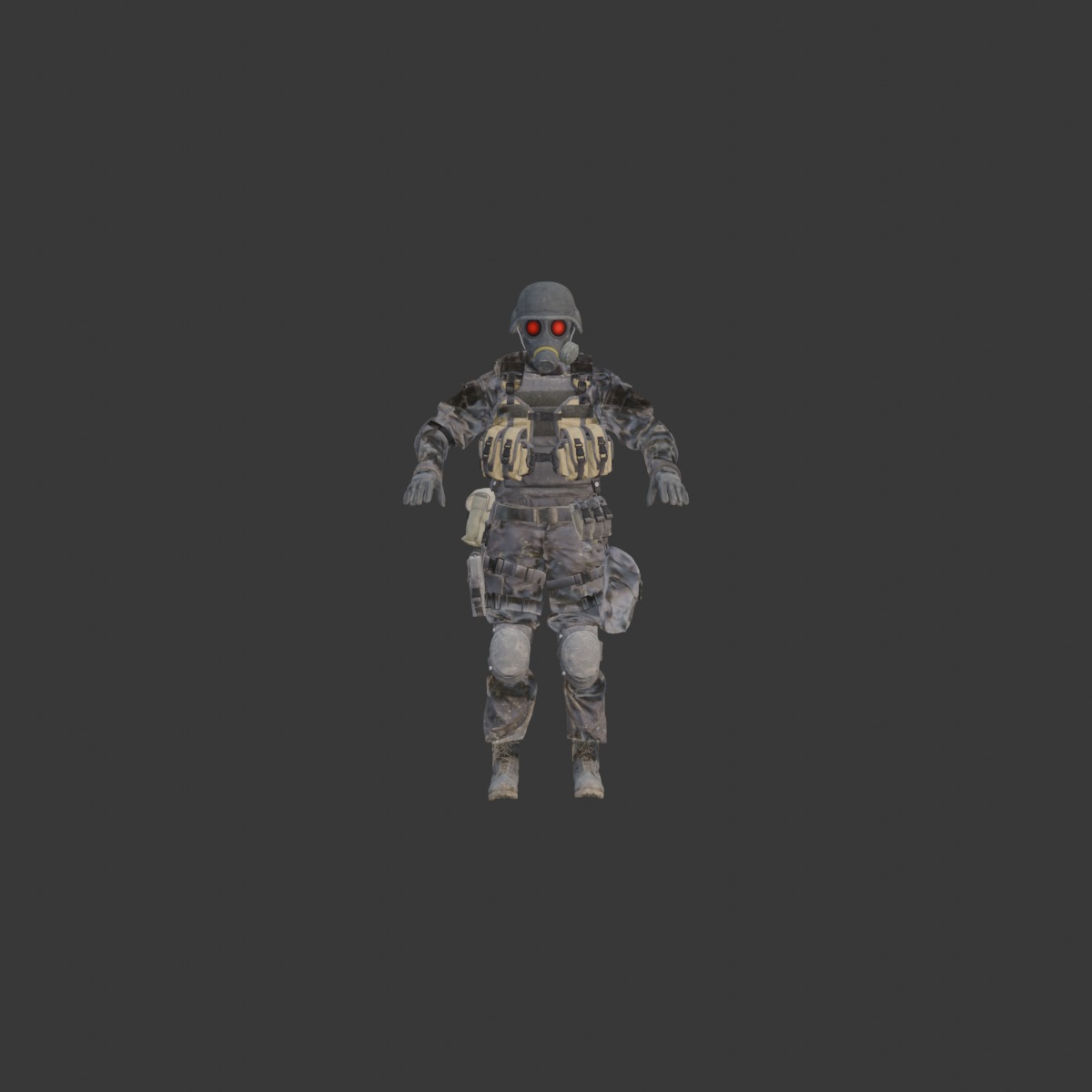 juggernaut astro toilet head 3D model_1