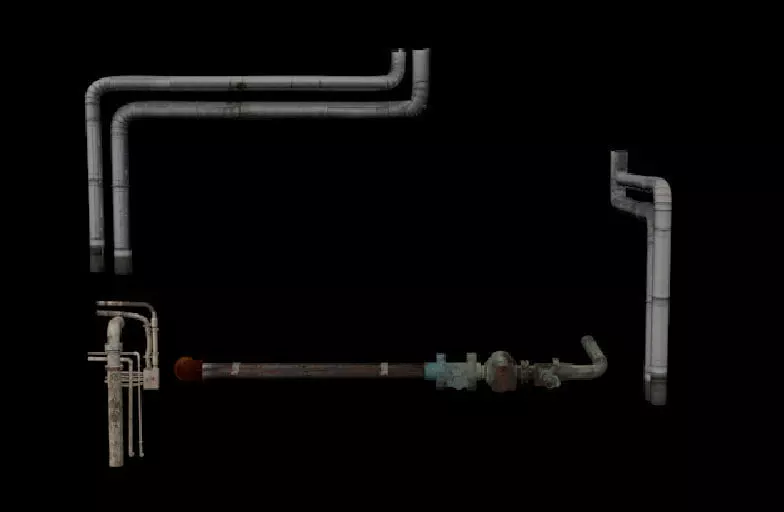 Pipes Free 3D model_0