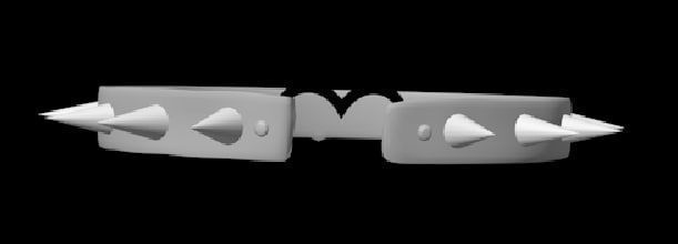 Choker necklace Free 3D model_1