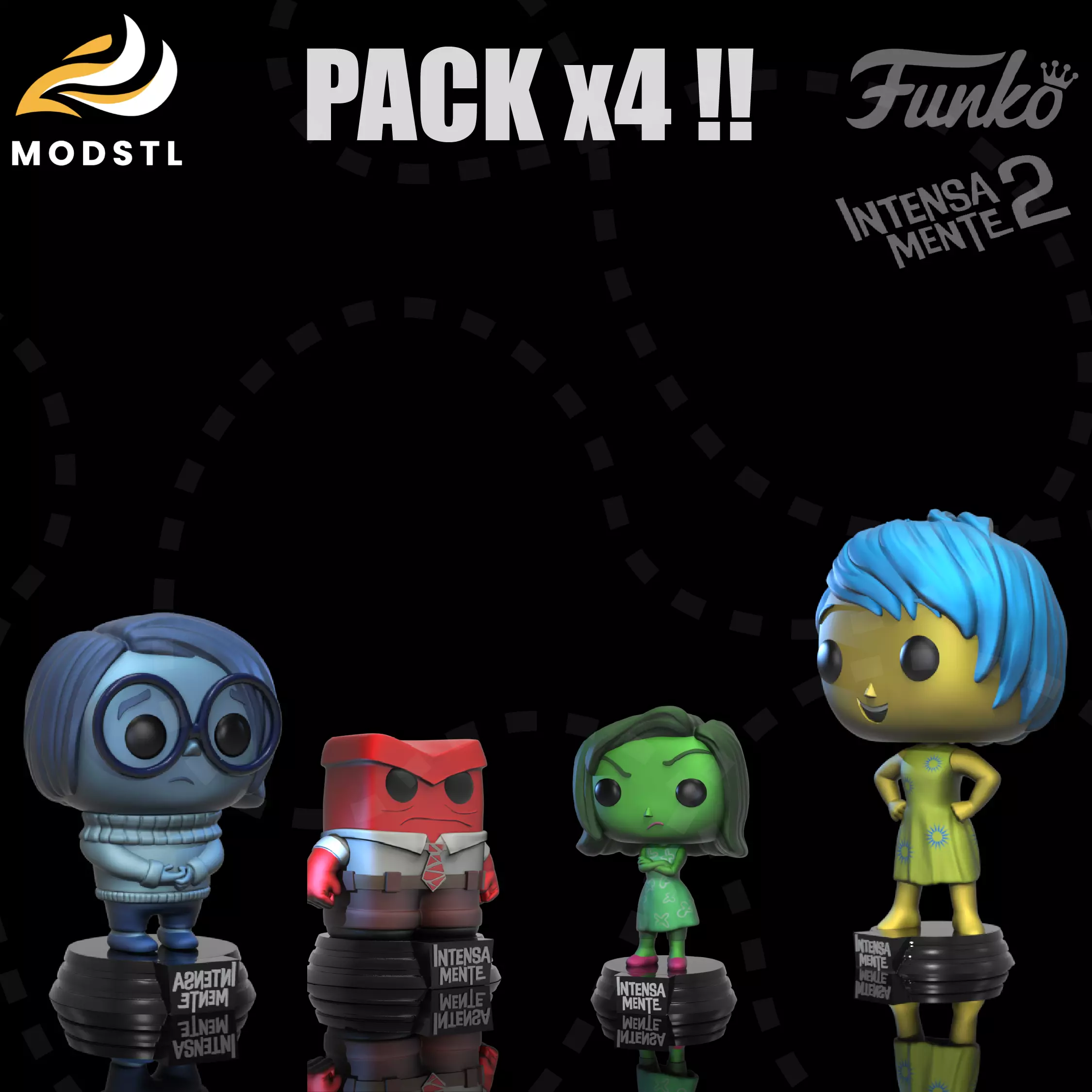 PX4GHV2005 PACK X4 3D print model_0