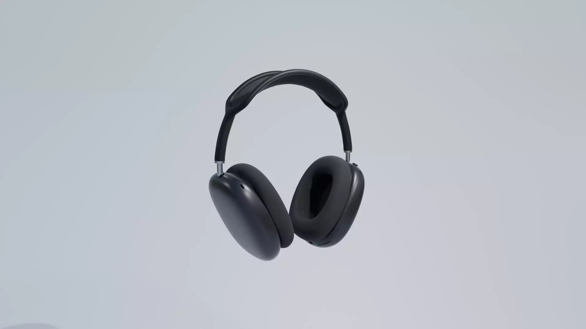Airpods Max Space Grey 3D model_0